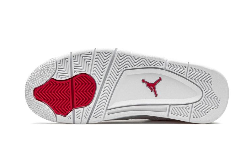 Air Jordan 4 Retro 'Metallic Pack' – University Red & Metallic Silver AJ4 with Premium Chrome Accents