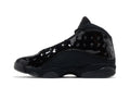 Air Jordan 13 Retro 'Cap and Gown' – All-Black Premium Suede AJ13 with Holographic Eye & Sophisticated Tonal Execution