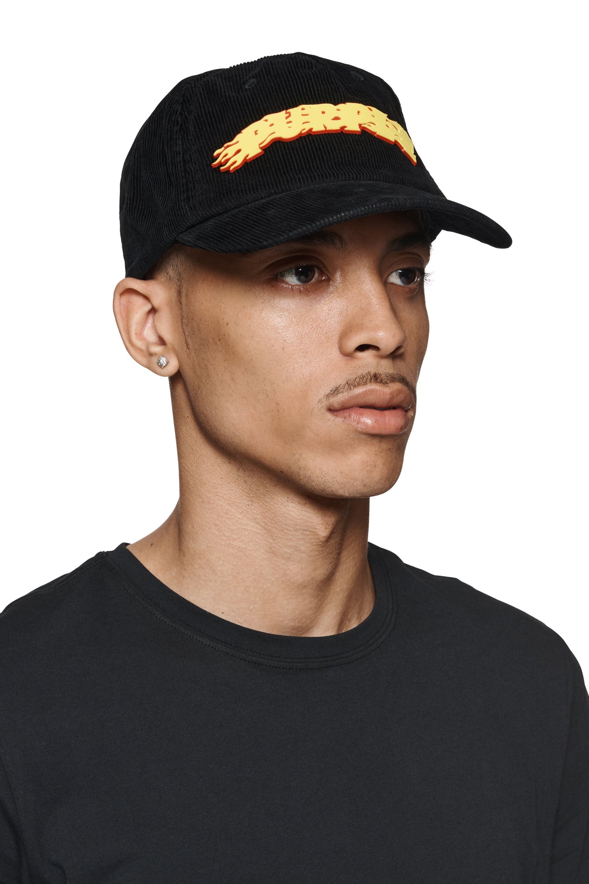 Purple Flames Logo Corduroy Hat