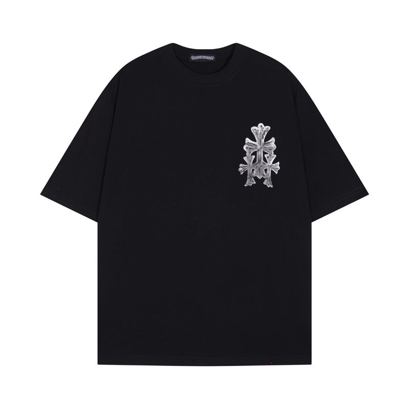 Chrome Hearts Cross Heavyweight Oversized T-Shirt Streetwear Unisex