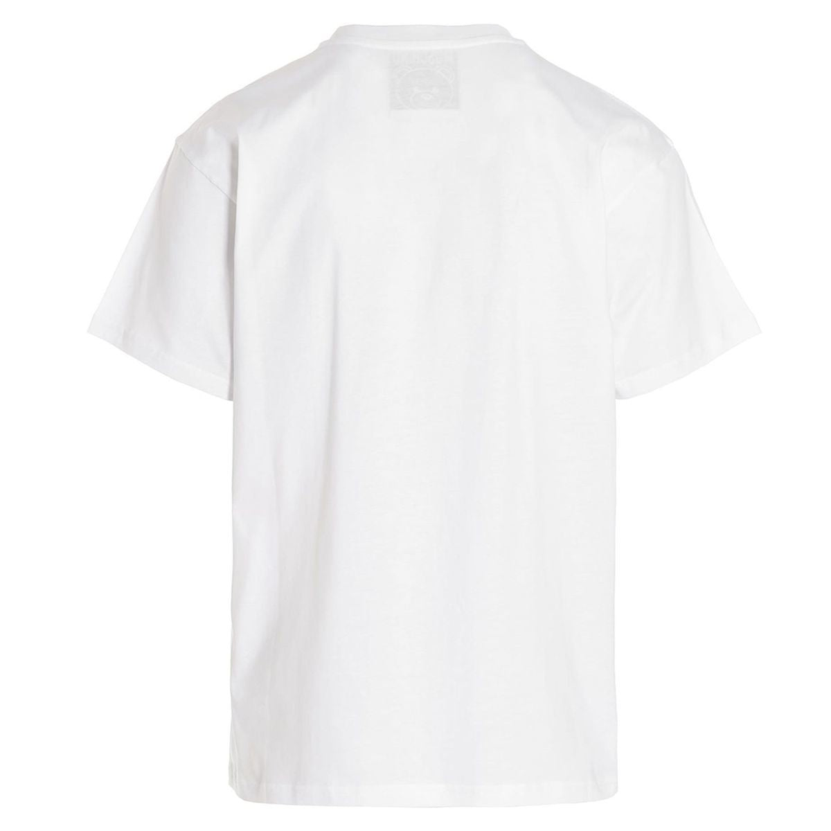 Moschino T-shirt Teddy Bear Photo Pattern Round Neck T-shirt Couple