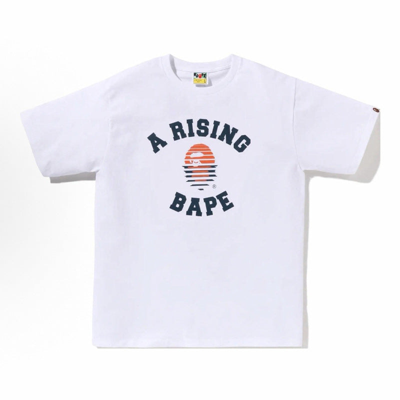 BAPE Ape Head Shark Print Loose Casual Unisex Short Sleeve T-Shirt