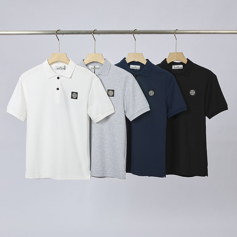 Stone Island Compass Patch Short & Long Sleeve Polo Shirt Streetwear