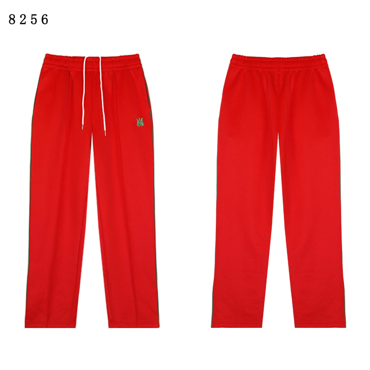 Amiri Embroidered Letter Striped Casual Pants