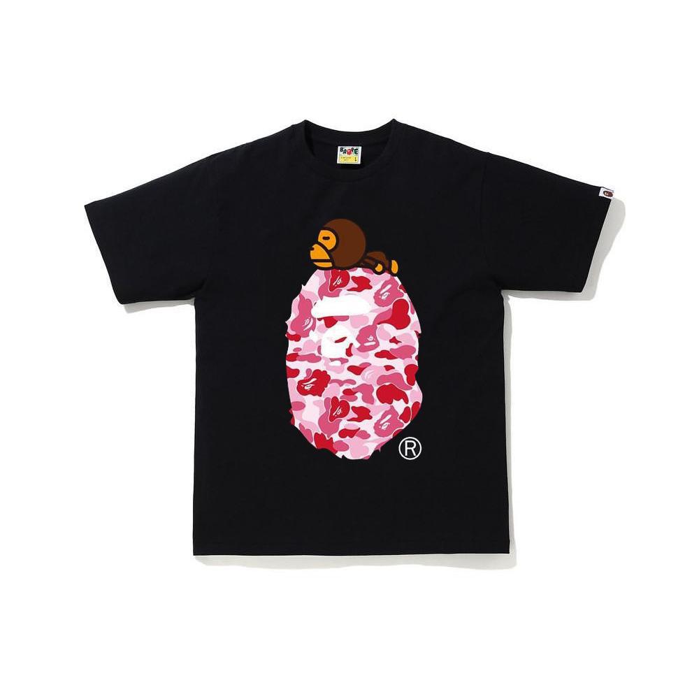Bape Camo Ape Head Print Graphic Short Sleeve Tee Streetwear Unisex