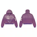 Vale Forever Valley Forever Script Zip Hoodie — Purple