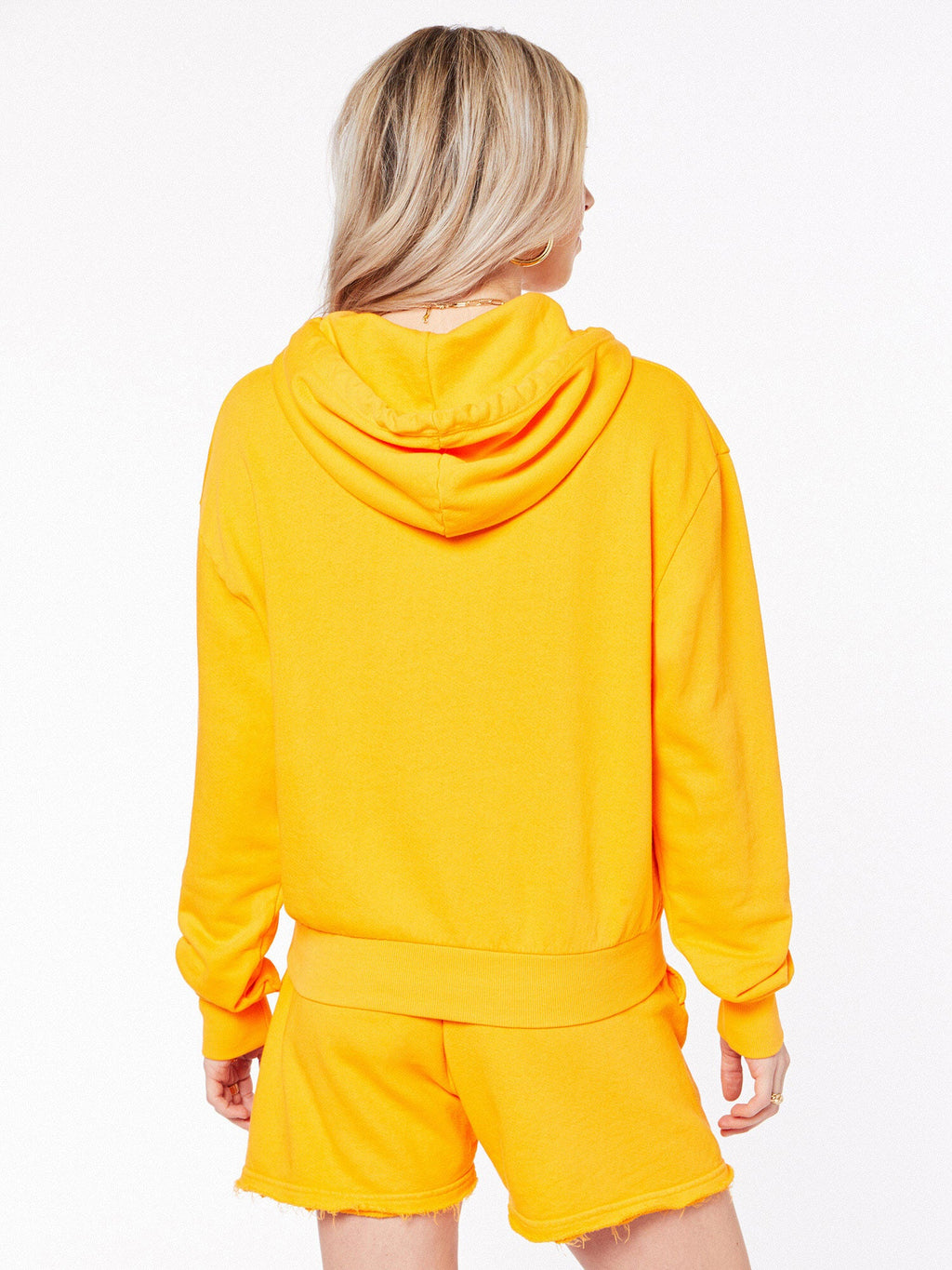 HOODED LAURA CROP SWEATSHIRT
