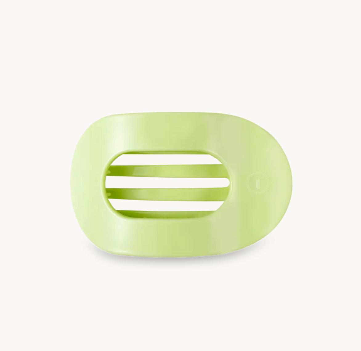 Large Flat Round Hair Clip