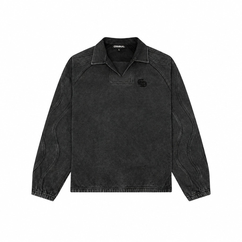 Criminal Damage Wavy Seam Training Top