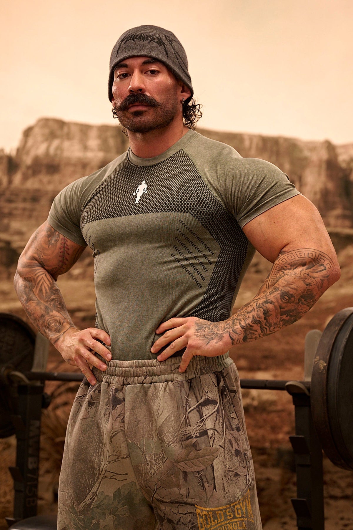 4286 - Gold's Iron Legacy Compression Tees