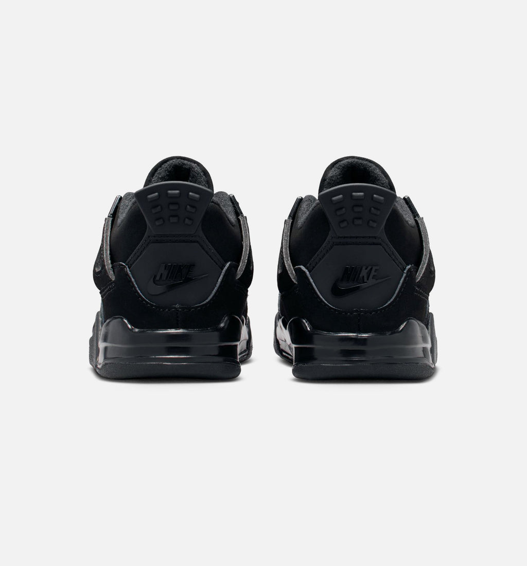 Air Jordan 4 Retro Black Cat | Infant/Toddler Lifestyle Shoe | Black/Dark Graphite