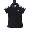Adidas logo polo shirt black