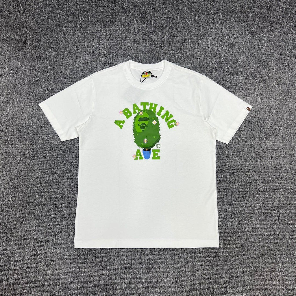 BAPE Green Camo Face Graphic T-Shirt