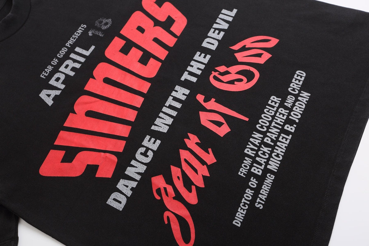 Fear of God Sinners Dance With the Devil Graphic T-Shirt