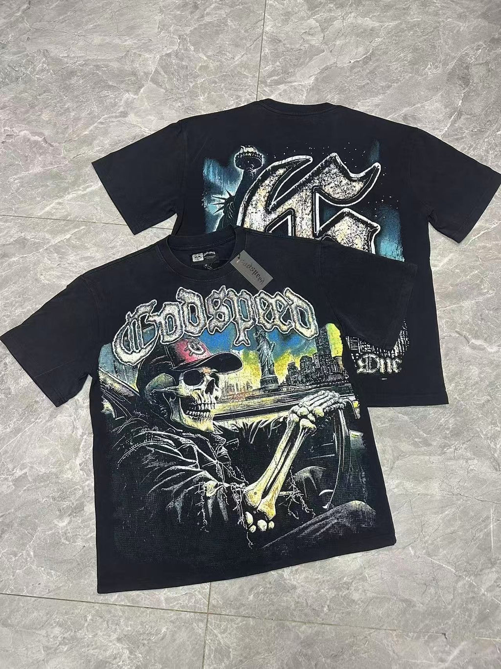 Godspeed Skull City Graphic T-Shirt