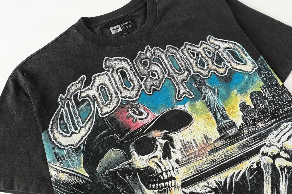 Godspeed Skull City Graphic T-Shirt