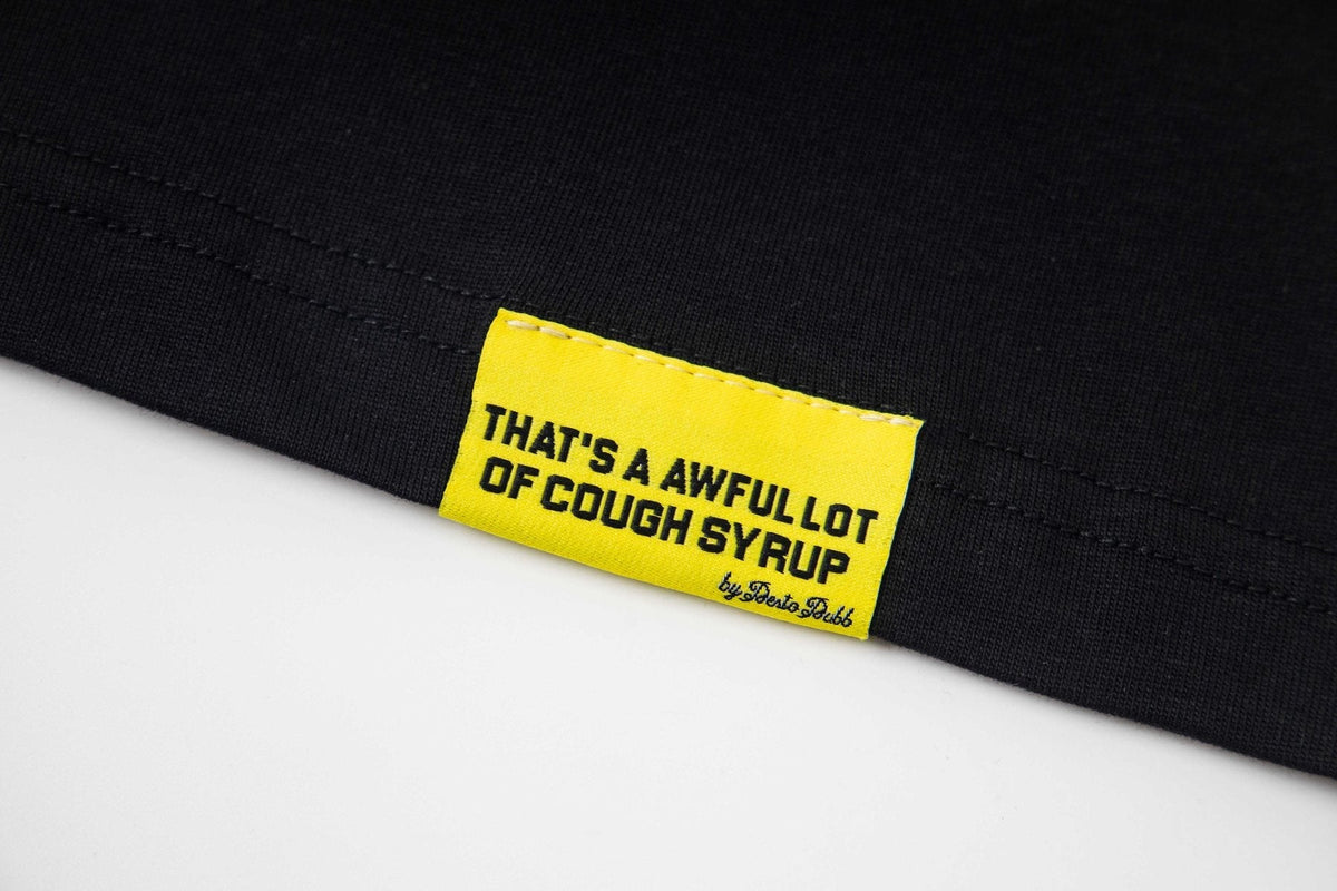 THAT'S A AWFUL LOT OF COUGH SYRUP Free Jeff Crucifix Graphic T-Shirt