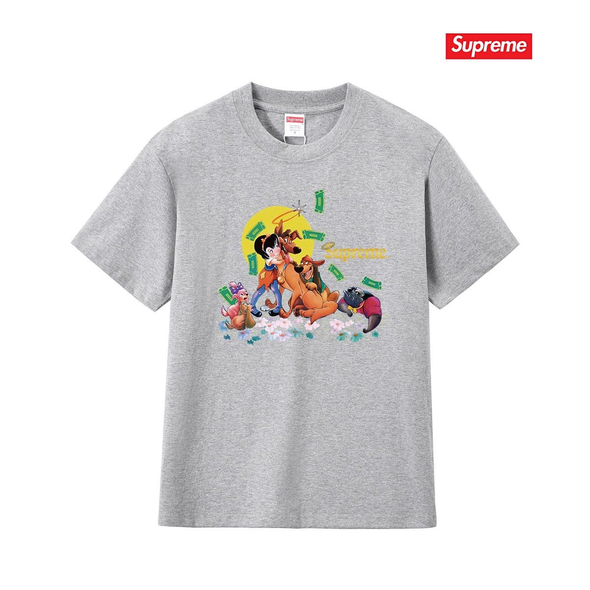 Supreme All Dogs Go To Heaven Dog Graphic T-Shirt