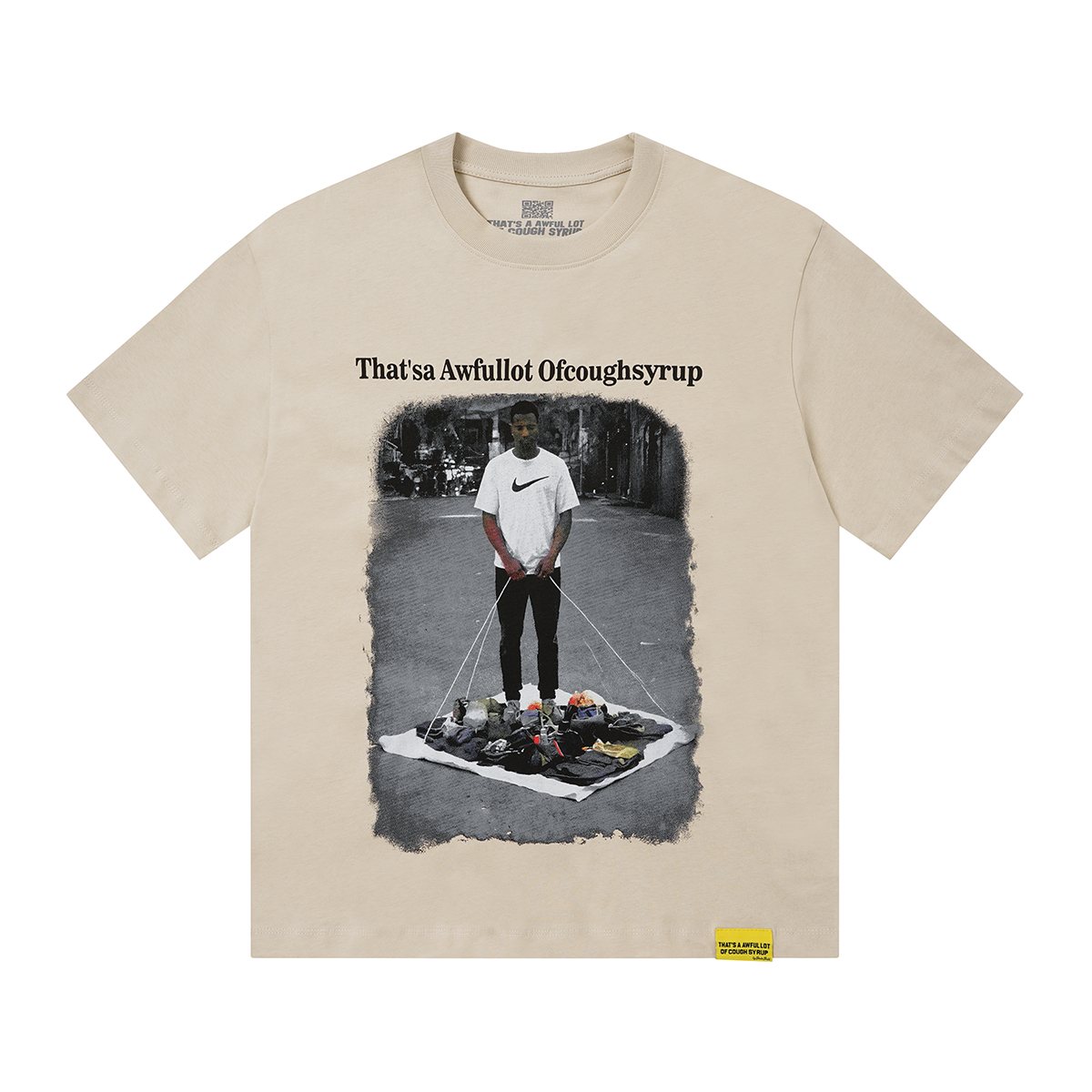 THAT'S A AWFUL LOT OF COUGH SYRUP Short-Sleeve Graphic T-Shirt
