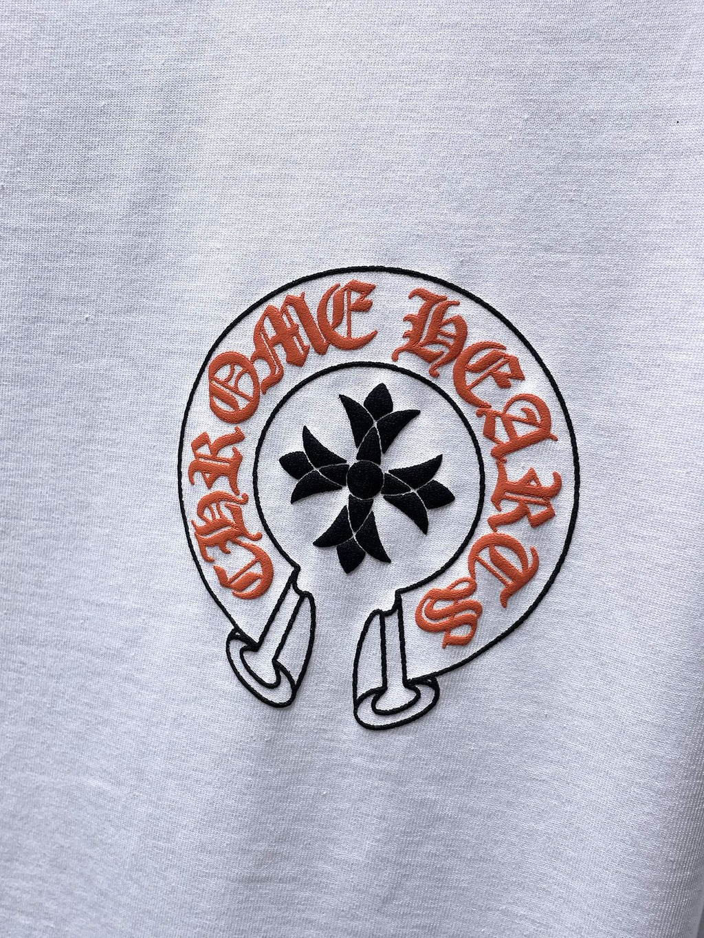 Chrome Hearts Splatter Horseshoe Graphic T-Shirt