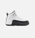 Air Jordan 12 Retro Taxi Preschool Lifestyle Shoe - White/Black/Taxi