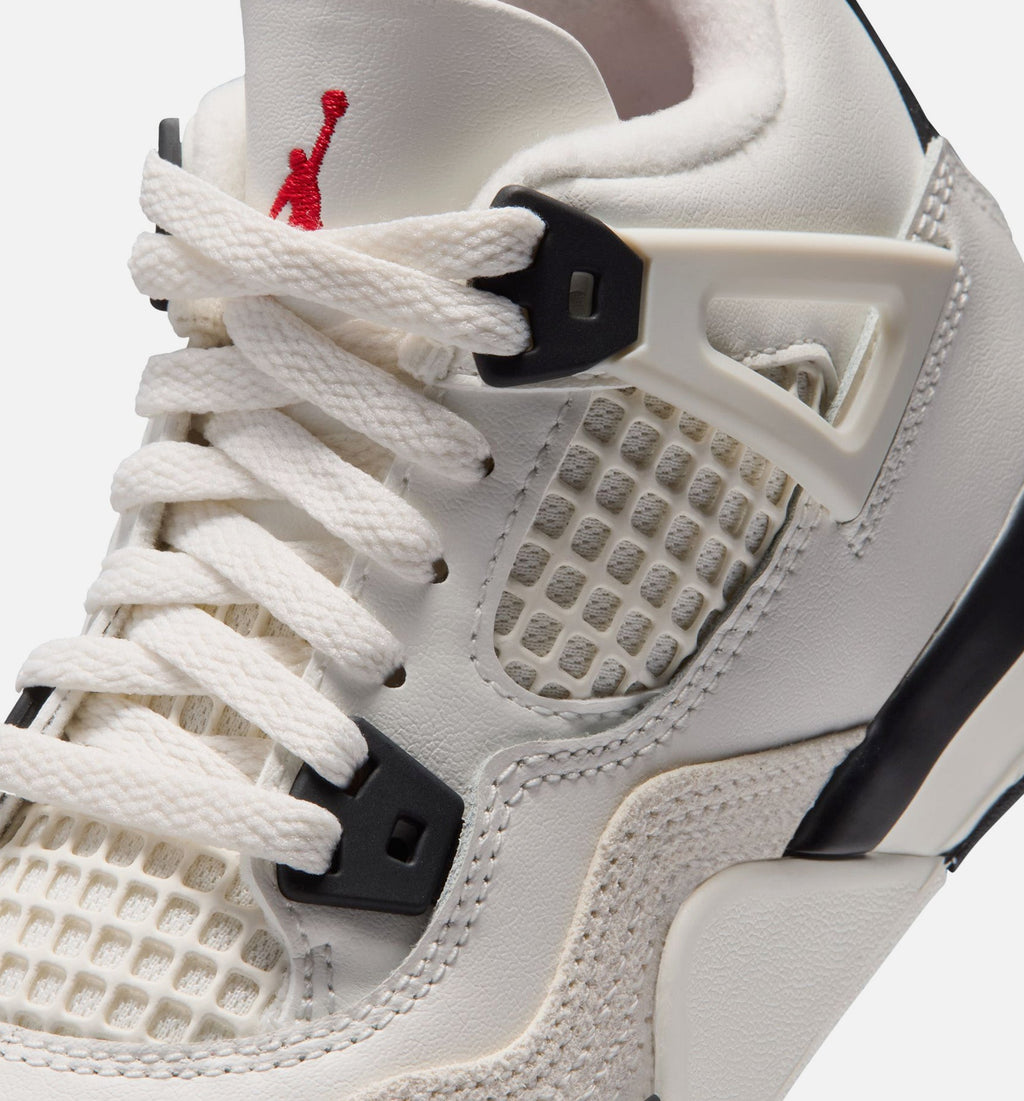 Air Jordan 4 Retro Flight Club Preschool – Sail/Black/University Red
