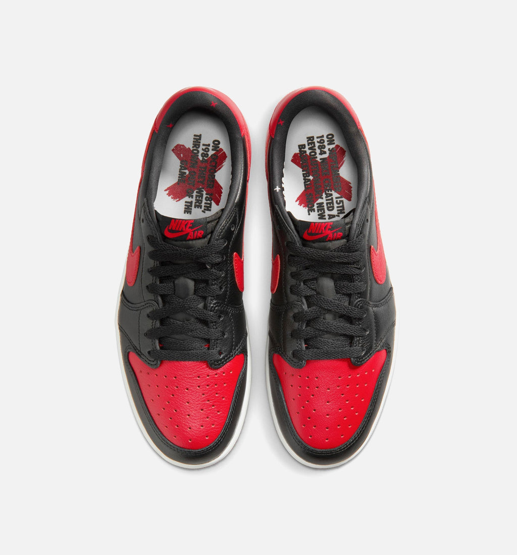 Air Jordan 1 Retro Low OG Banned – Men's Lifestyle Shoe in Black/Varsity Red/Summit White