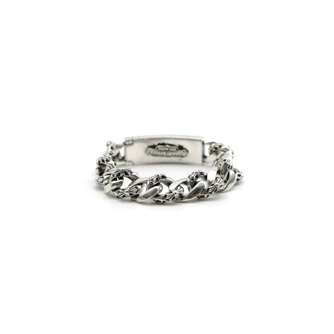Chrome Hearts DAGGER ID FANCY LINK CLIP BRACELET 9