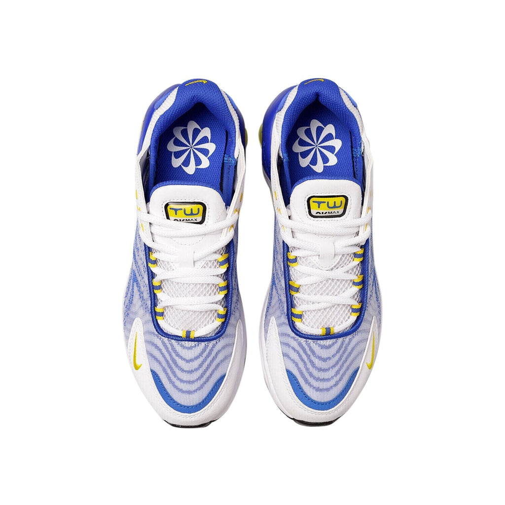 Big Kid's Nike Air Max TW White/Speed Yellow-Racer Blue (DQ0296 100)