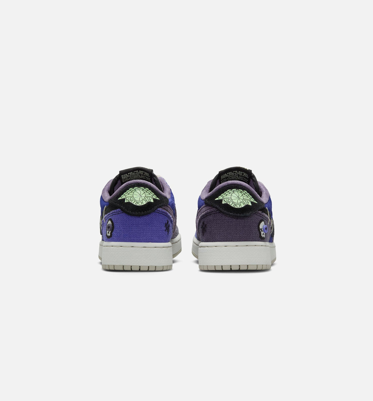 Air Jordan 1 Low OG Regency Purple Grade School Lifestyle Shoes - Regency Purple / Vapor Green / Dark Raisin
