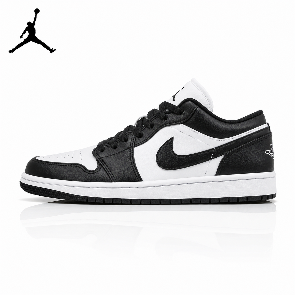 Air Jordan 1 Low Panda Black and White Unisex Sneakers DC0774-101