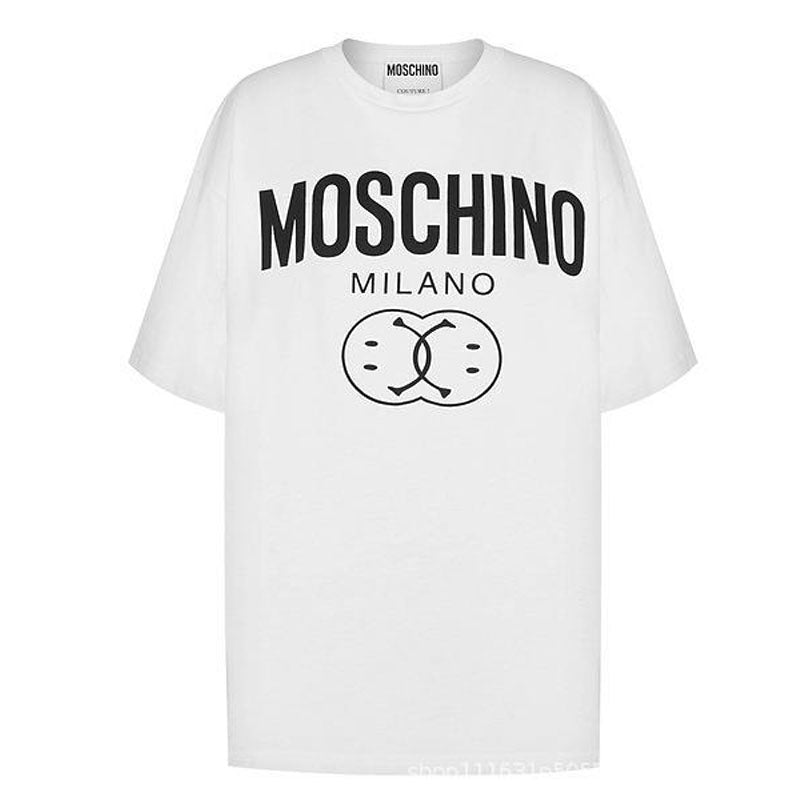 Moschino T-shirt Round Neck Bear T-shirt Short Sleeve Couple
