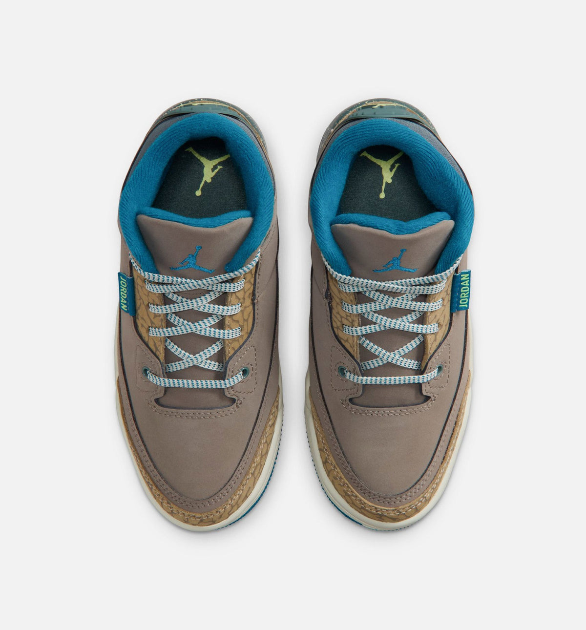 Air Jordan 3 Retro “Olive Grey” Little Kids' Lifestyle Shoes (PS)