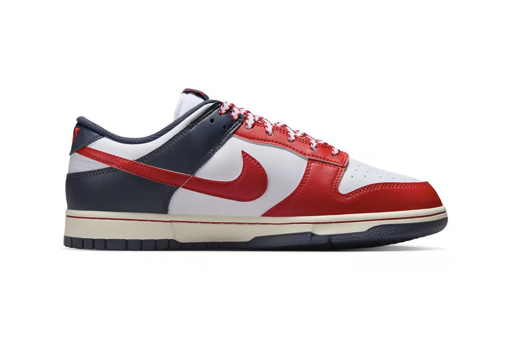 Men's Nike Dunk Low Retro White/University Red (IM2222 100)