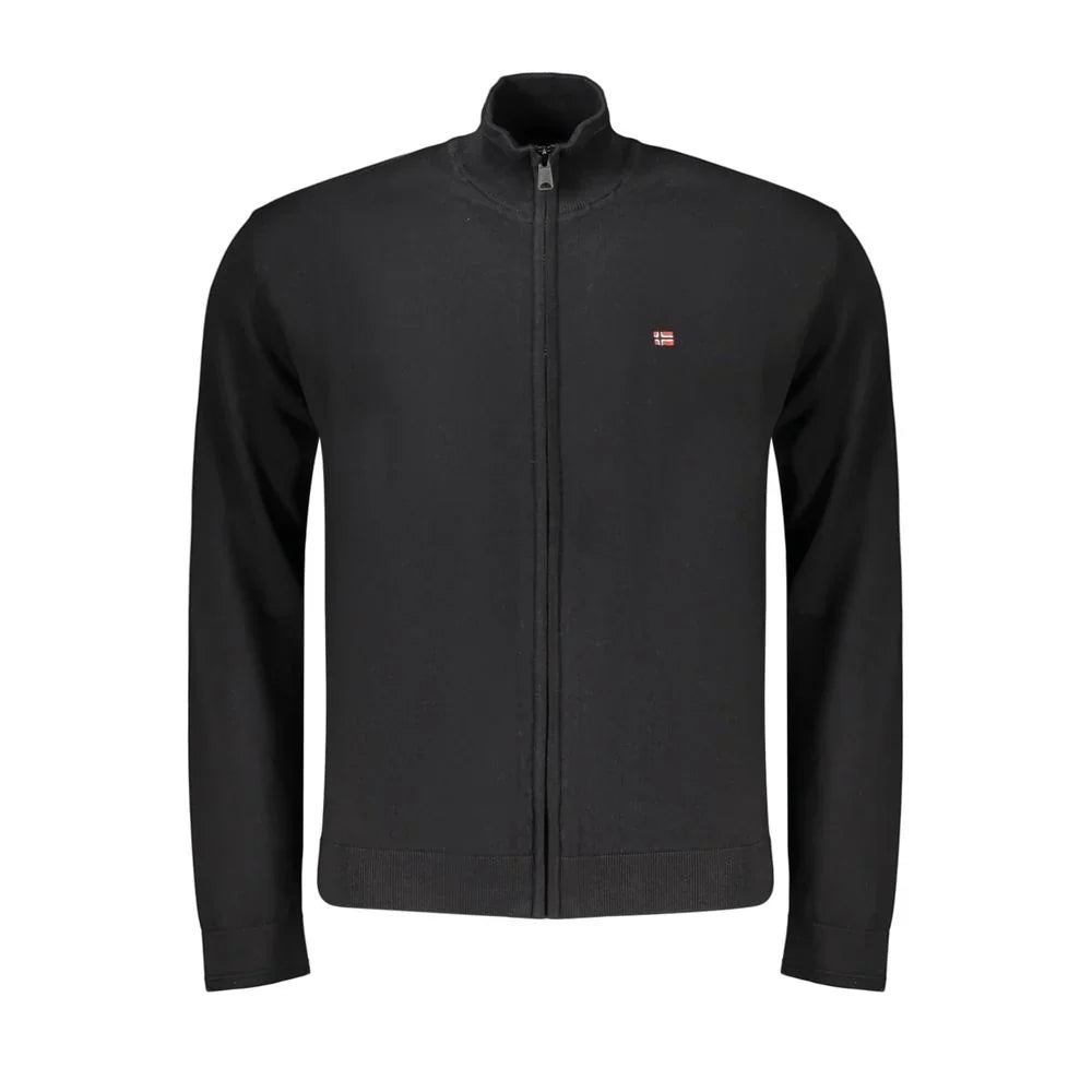Napapijri Cotton Cardigan — Black