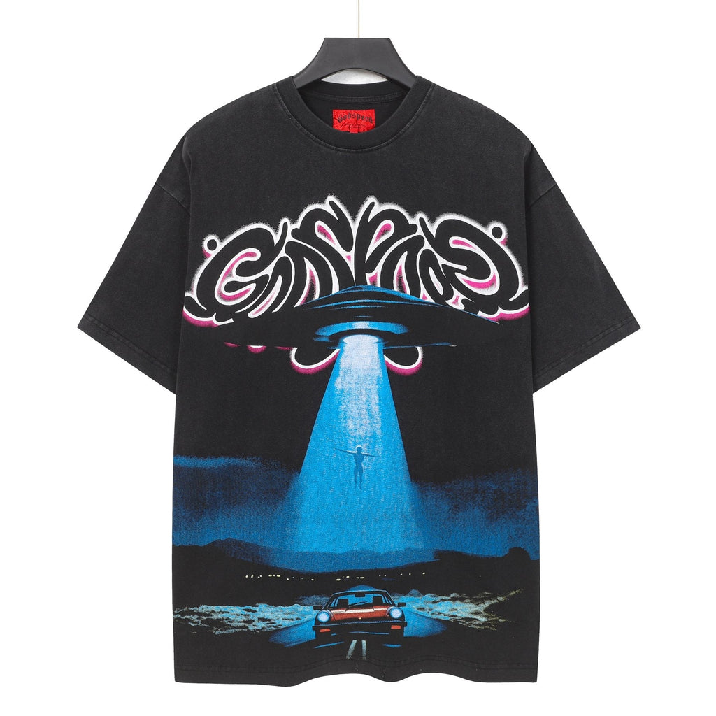 Godspeed UFO Car Graphic Short-Sleeve T-Shirt