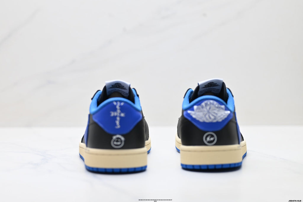 Nike Low-Top Sneakers Black Blue Beige Unisex Collaboration Edition Style 63