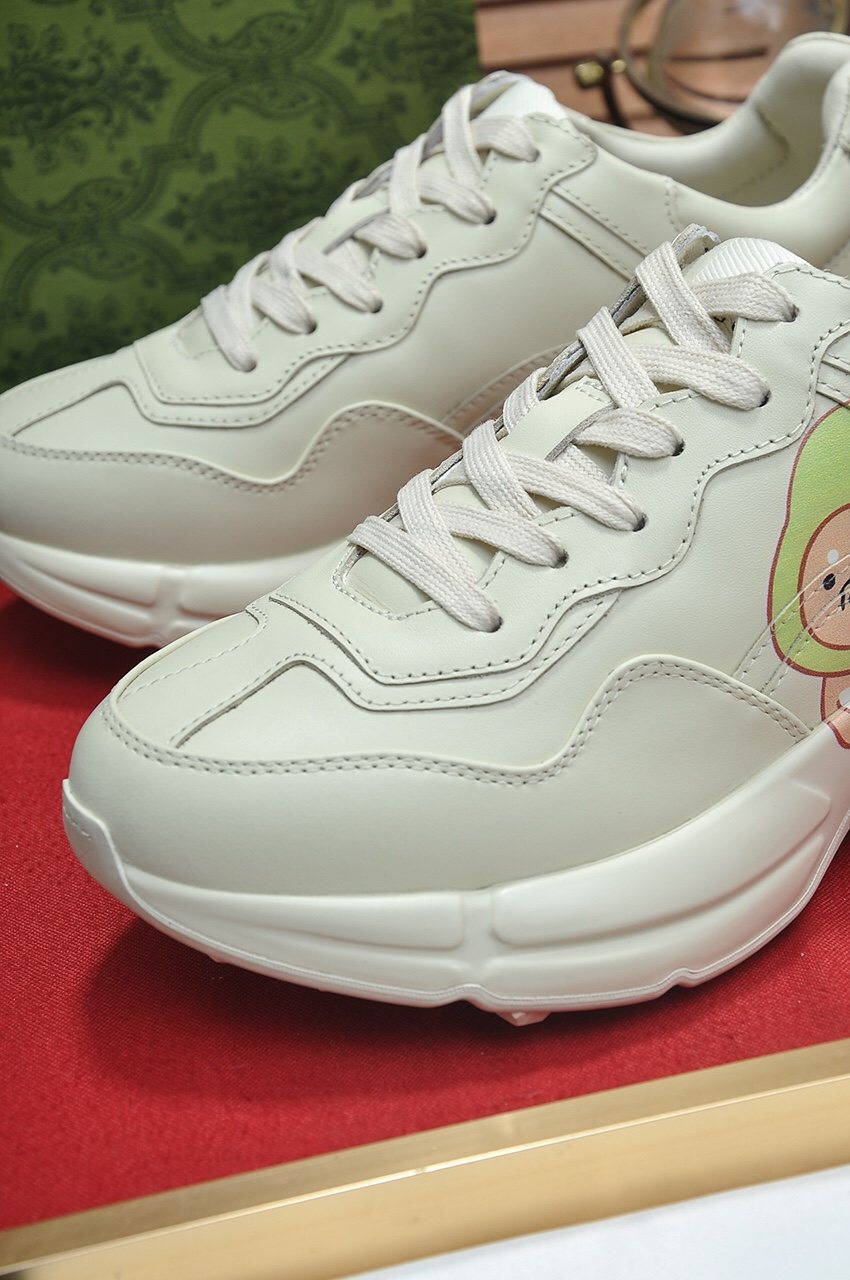 Gucci Bear Graphic Low-Top Sneakers