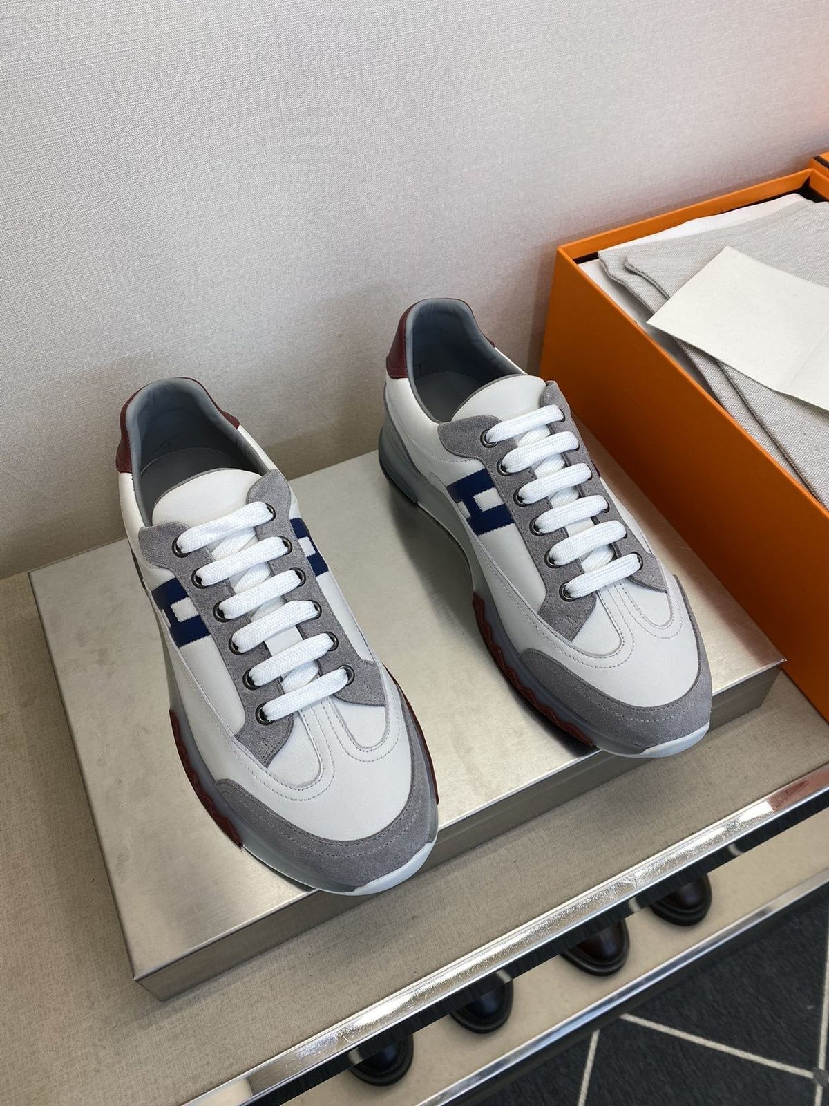 Men's Color-Block Low-Top Sneakers