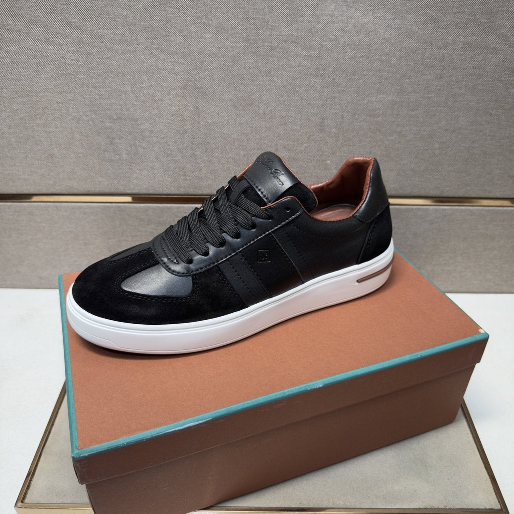 Men's Paneled Low-Top Sneakers