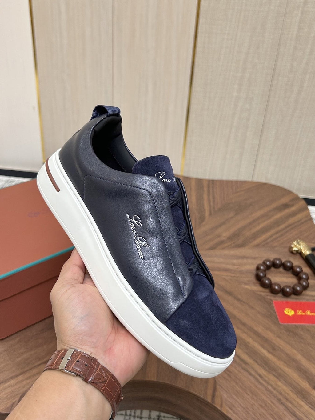 Loro Piana Slip-On Sneakers