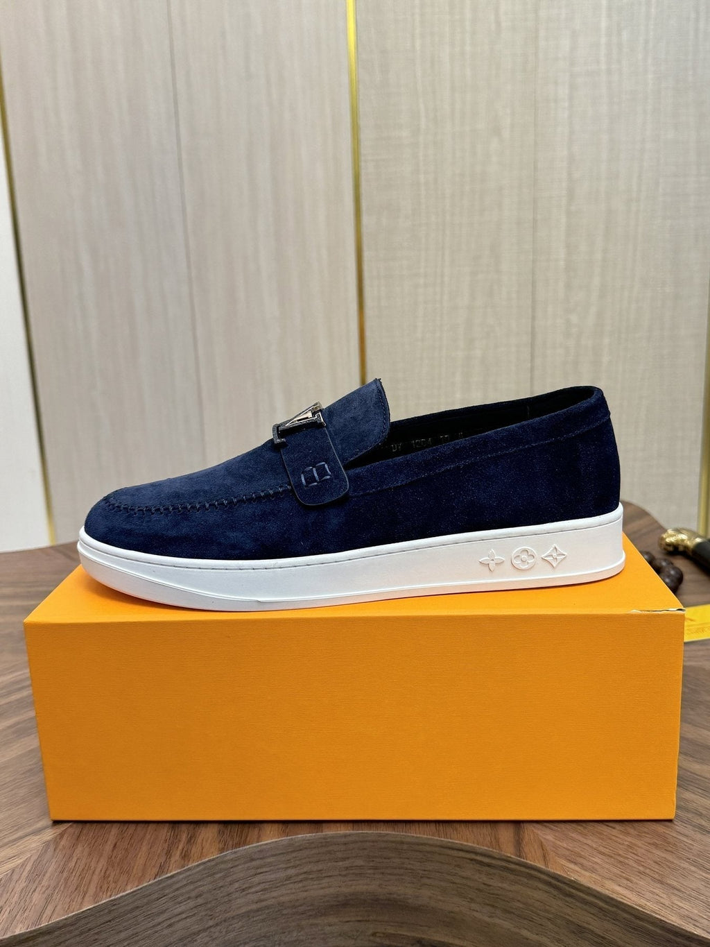 Louis Vuitton Textured Slip-On Sneakers