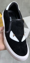 Fendi Eye-Accent Slip-On Sneakers