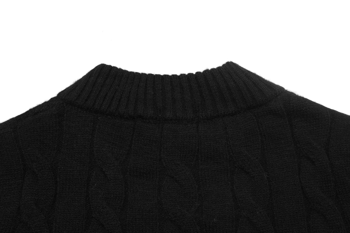 Ralph Lauren Cable-Knit Quarter-Zip Sweater