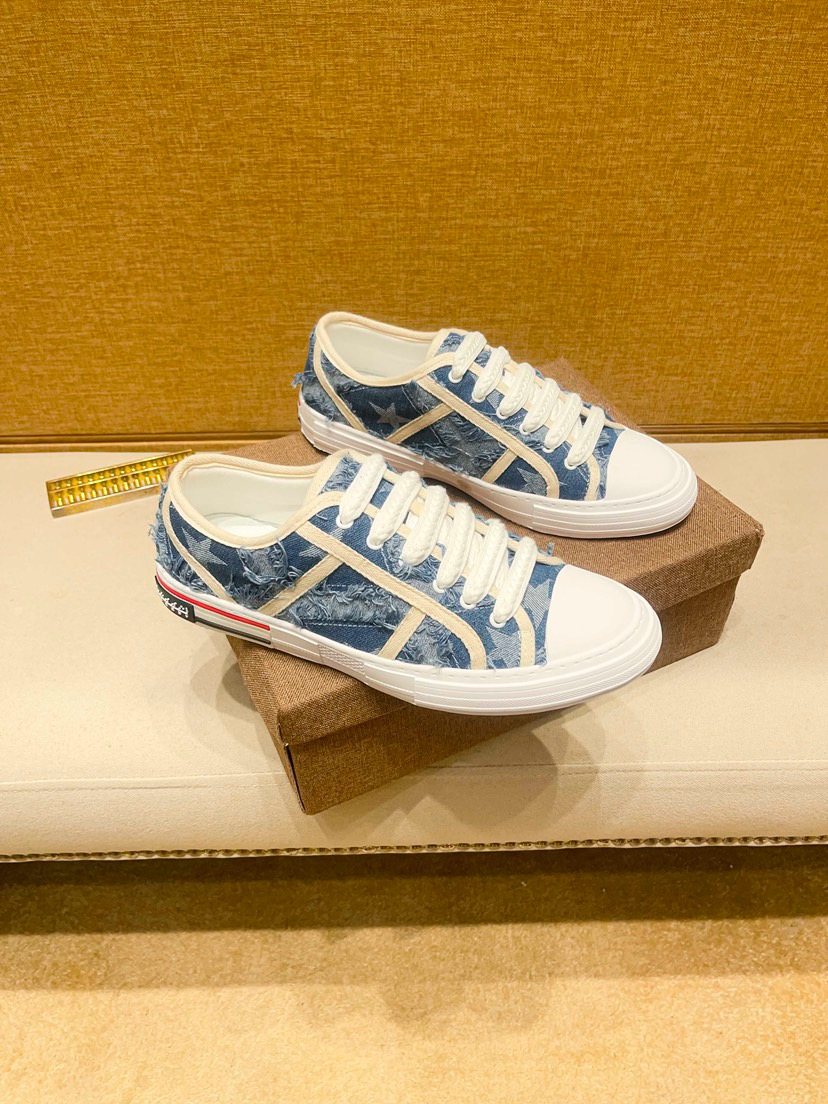 Louis Vuitton Star-Pattern High-Top Sneakers