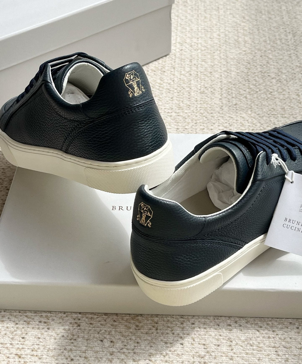 Brunello Cucinelli Textured Low-Top Sneakers