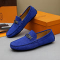 TOD'S Men's Suede Metal-Hardware Loafers