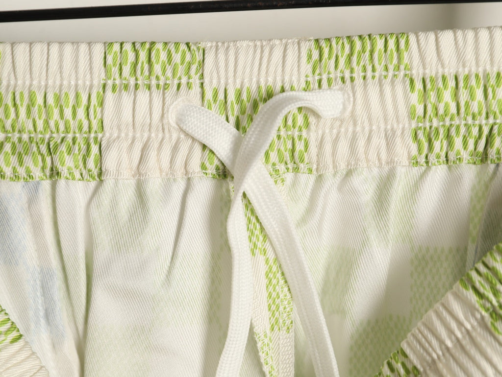 Louis Vuitton Gradient Checkerboard Shorts - Mint Grey