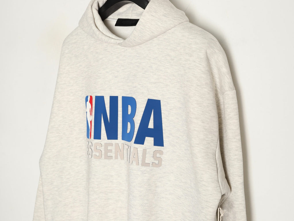 Fear of God NBA-Graphic Pullover Hoodie - Cream